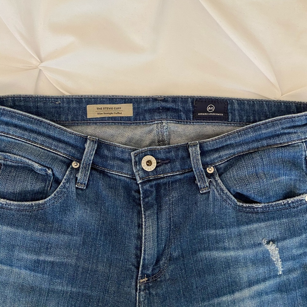 AG size 28 “The Stevie Cuff” jeans